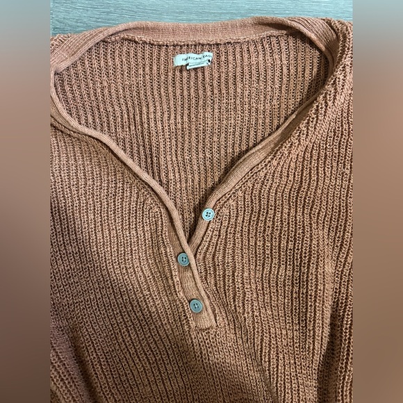 American Eagle Oversized Rust Sweater in Size L/XL - Picture 4 of 9
